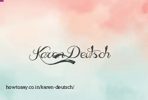 Karen Deutsch
