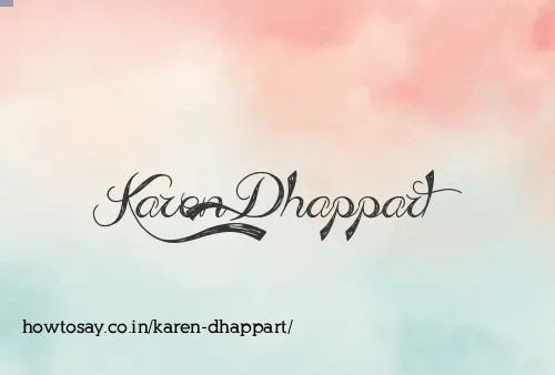 Karen Dhappart