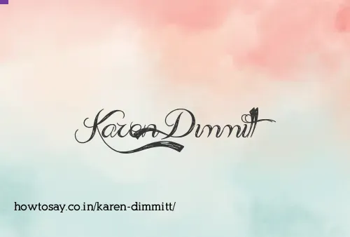 Karen Dimmitt