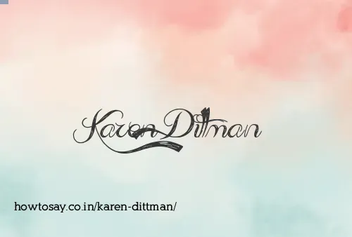 Karen Dittman