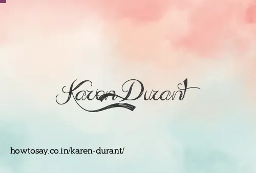 Karen Durant