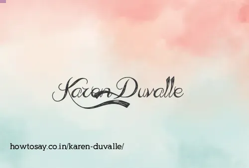 Karen Duvalle