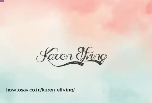Karen Elfving
