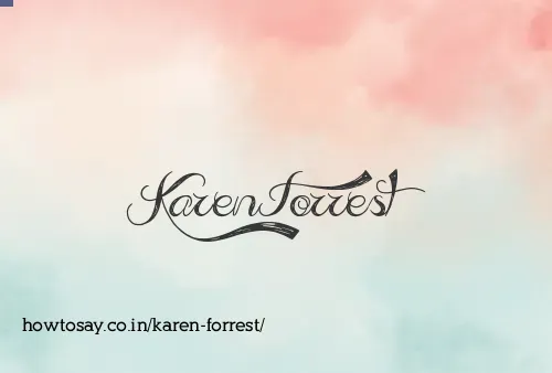 Karen Forrest