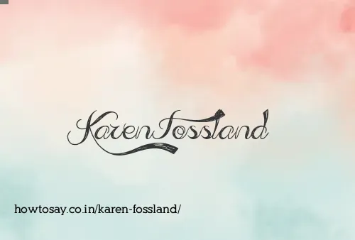 Karen Fossland
