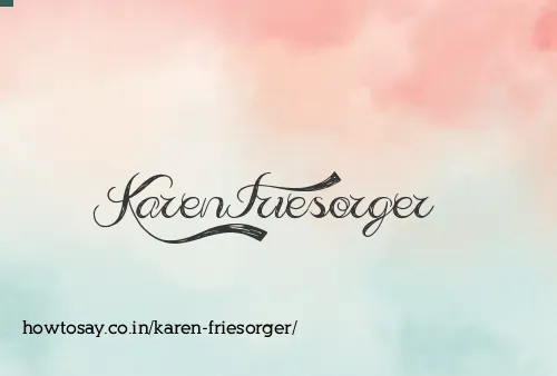 Karen Friesorger