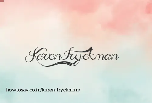 Karen Fryckman
