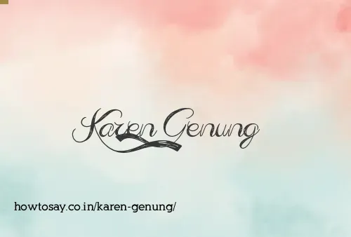 Karen Genung