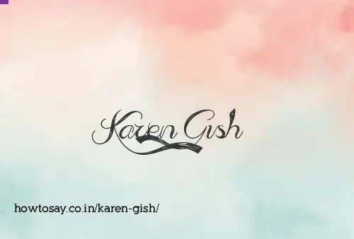 Karen Gish