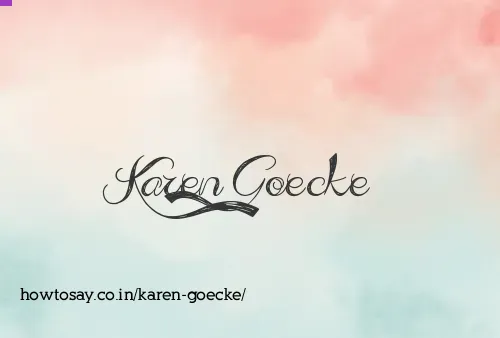 Karen Goecke