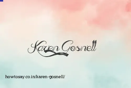 Karen Gosnell