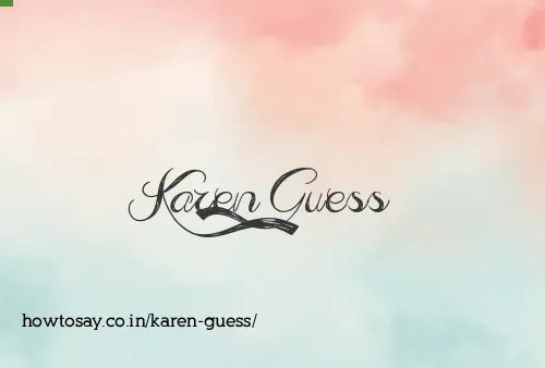 Karen Guess