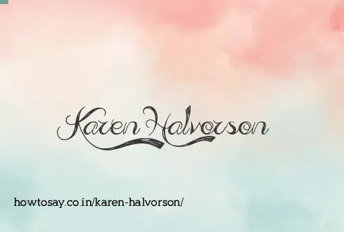 Karen Halvorson