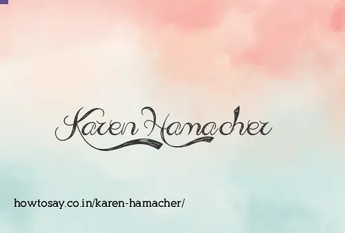 Karen Hamacher