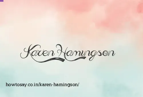 Karen Hamingson