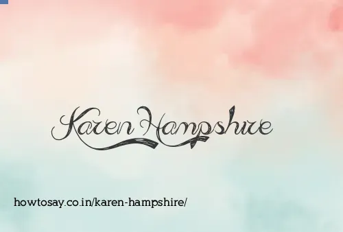 Karen Hampshire