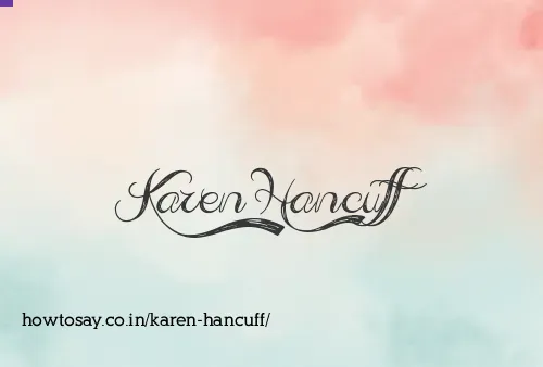 Karen Hancuff