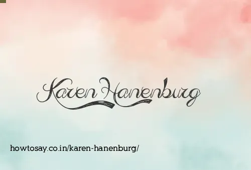 Karen Hanenburg