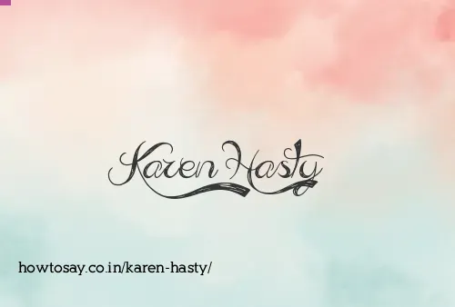 Karen Hasty