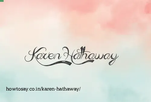 Karen Hathaway