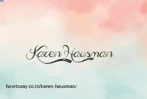 Karen Hausman