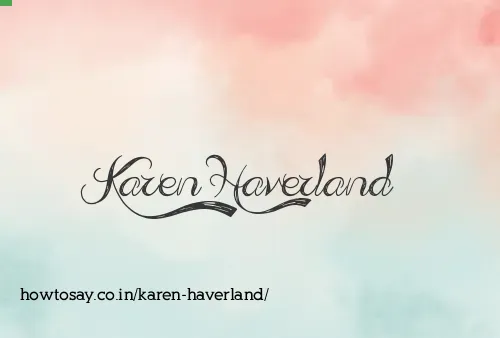 Karen Haverland