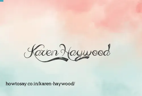 Karen Haywood