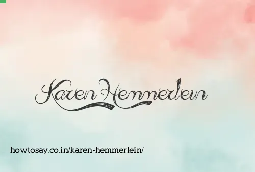 Karen Hemmerlein