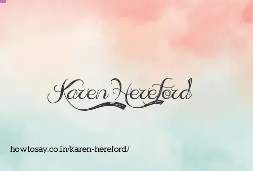 Karen Hereford