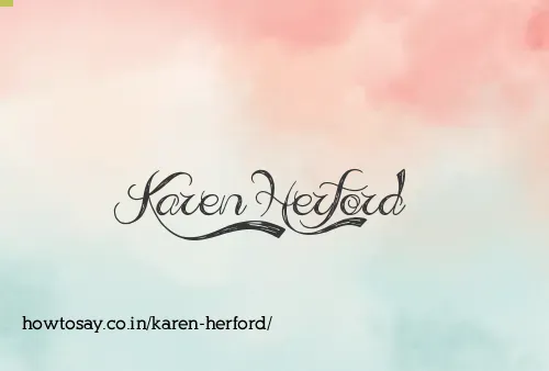 Karen Herford