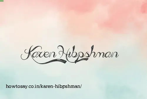 Karen Hibpshman