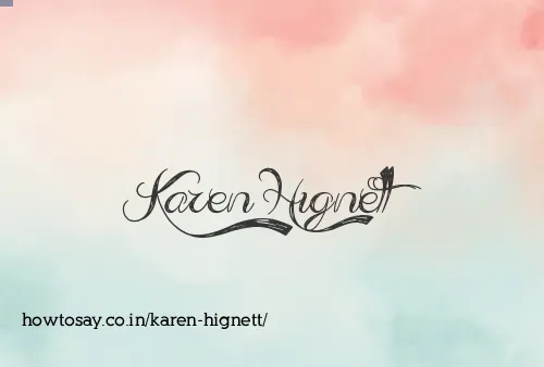 Karen Hignett