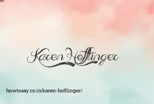 Karen Hofflinger