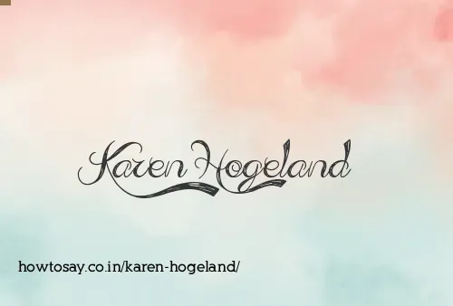 Karen Hogeland