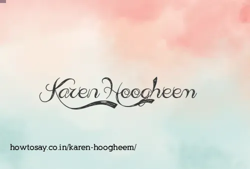 Karen Hoogheem