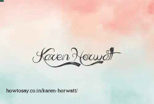 Karen Horwatt
