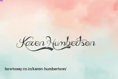 Karen Humbertson