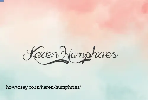 Karen Humphries