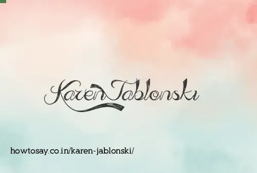 Karen Jablonski