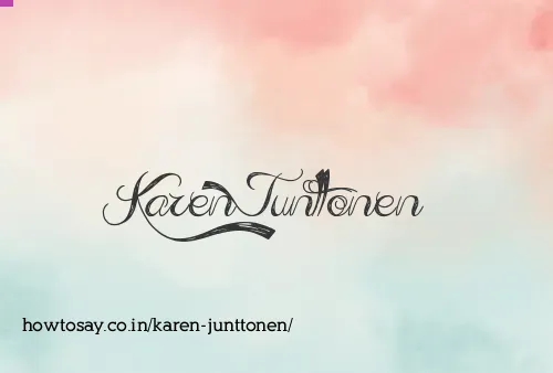 Karen Junttonen