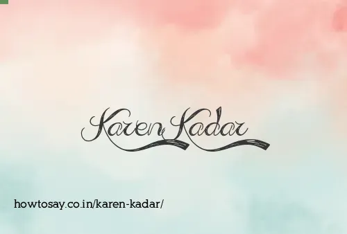 Karen Kadar