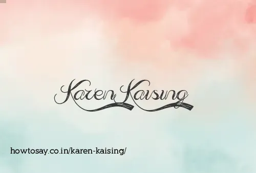 Karen Kaising
