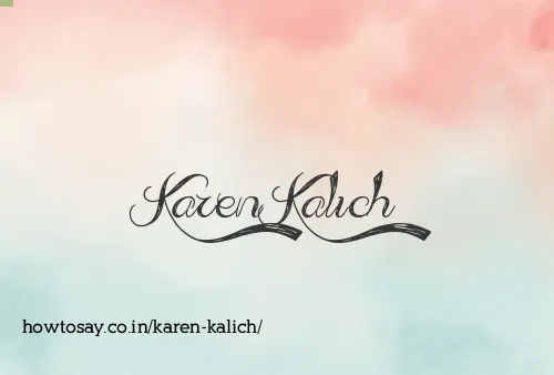 Karen Kalich