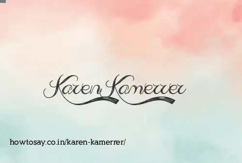 Karen Kamerrer