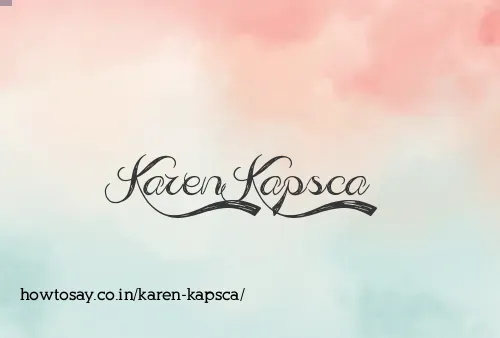Karen Kapsca