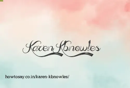 Karen Kbnowles