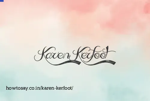 Karen Kerfoot