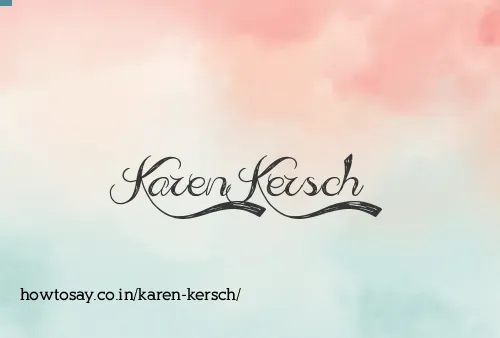Karen Kersch