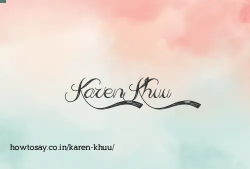 Karen Khuu