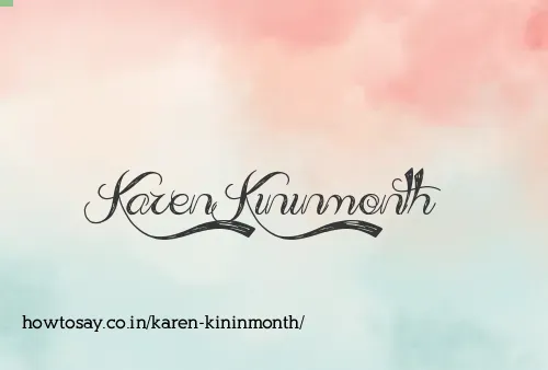 Karen Kininmonth